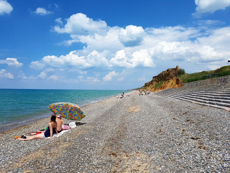 дикий пляж отель Энигма Крым Николаевка